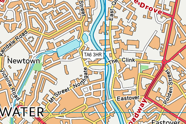 TA6 3HR map - OS VectorMap District (Ordnance Survey)