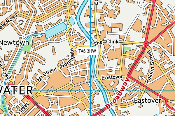 TA6 3HW map - OS VectorMap District (Ordnance Survey)