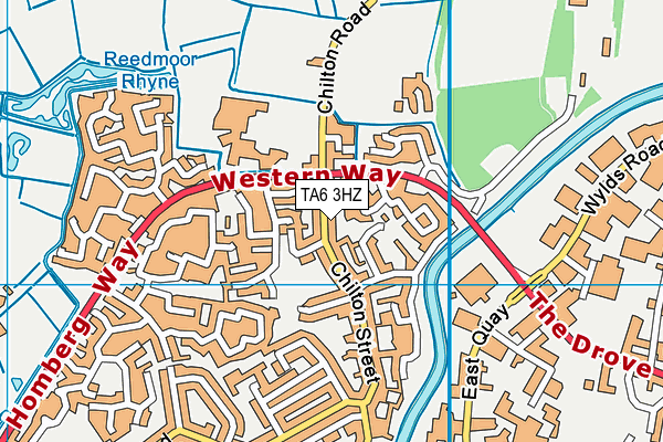 TA6 3HZ map - OS VectorMap District (Ordnance Survey)
