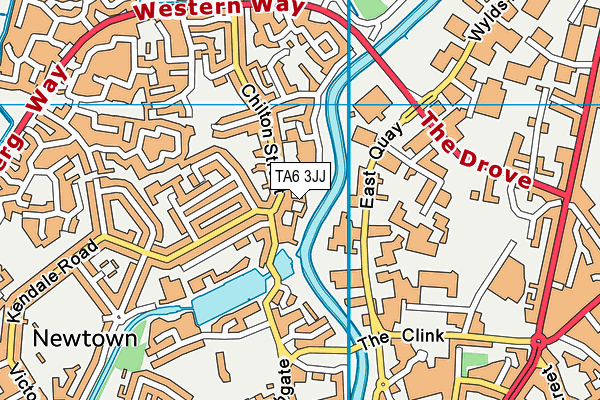 TA6 3JJ map - OS VectorMap District (Ordnance Survey)