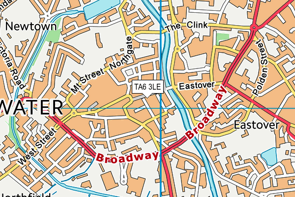 TA6 3LE map - OS VectorMap District (Ordnance Survey)