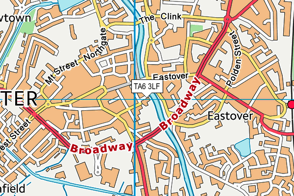 TA6 3LF map - OS VectorMap District (Ordnance Survey)