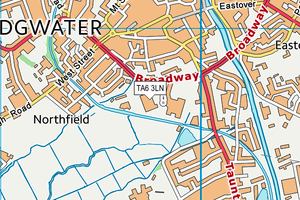 TA6 3LN map - OS VectorMap District (Ordnance Survey)