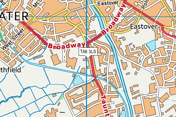 TA6 3LS map - OS VectorMap District (Ordnance Survey)