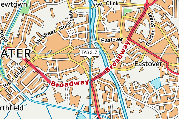 TA6 3LZ map - OS VectorMap District (Ordnance Survey)