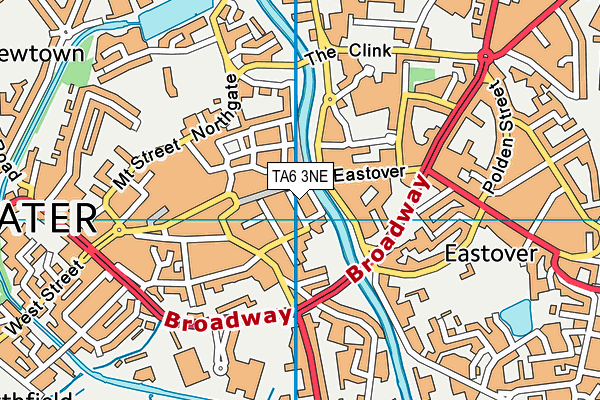 TA6 3NE map - OS VectorMap District (Ordnance Survey)