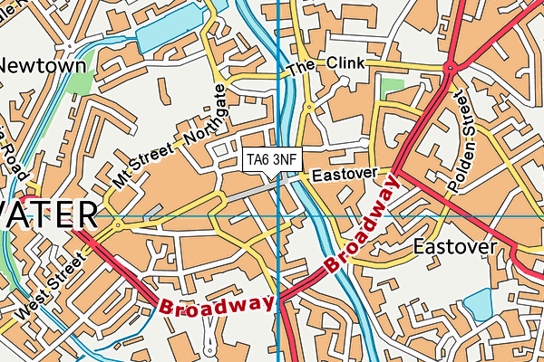 TA6 3NF map - OS VectorMap District (Ordnance Survey)