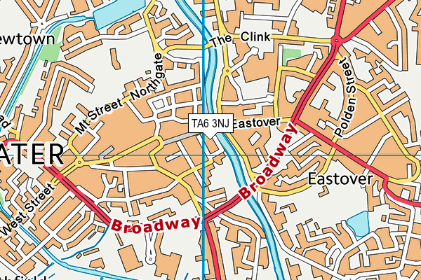 TA6 3NJ map - OS VectorMap District (Ordnance Survey)