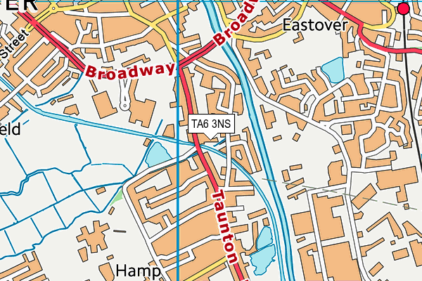 TA6 3NS map - OS VectorMap District (Ordnance Survey)