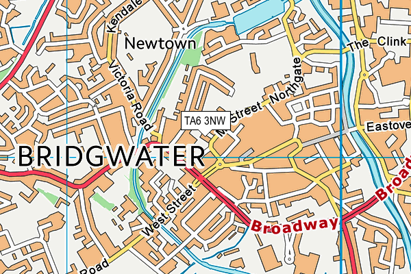 TA6 3NW map - OS VectorMap District (Ordnance Survey)