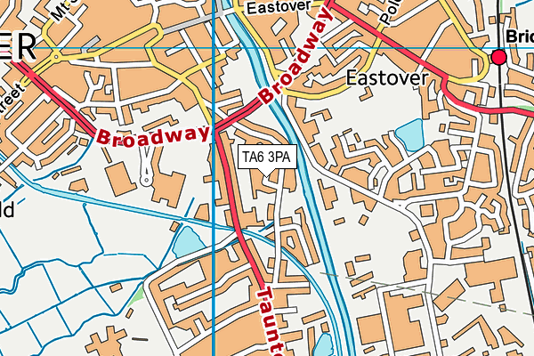 TA6 3PA map - OS VectorMap District (Ordnance Survey)