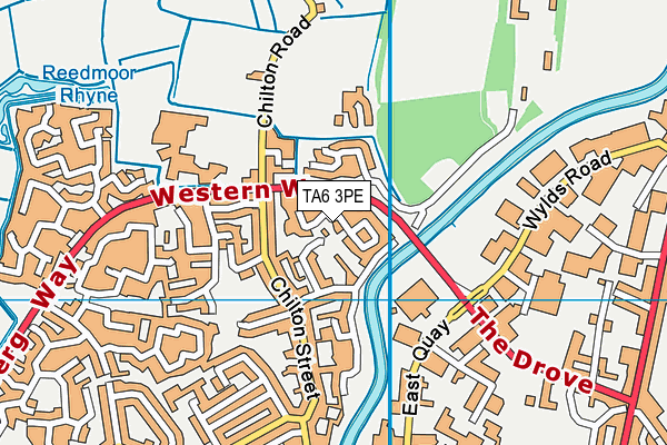 TA6 3PE map - OS VectorMap District (Ordnance Survey)