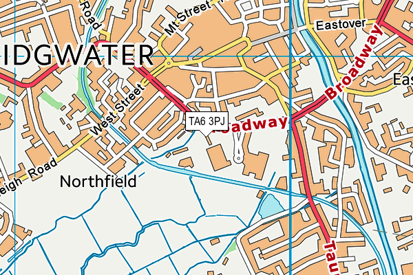 TA6 3PJ map - OS VectorMap District (Ordnance Survey)