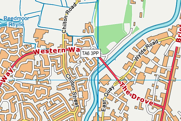 TA6 3PP map - OS VectorMap District (Ordnance Survey)