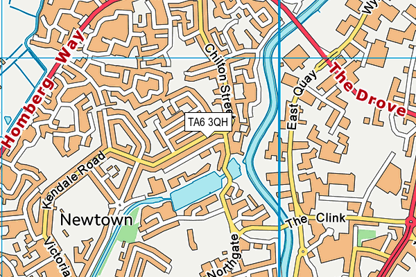 TA6 3QH map - OS VectorMap District (Ordnance Survey)