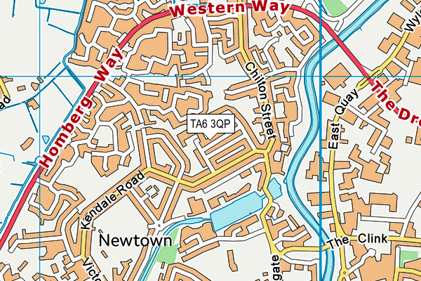 TA6 3QP map - OS VectorMap District (Ordnance Survey)