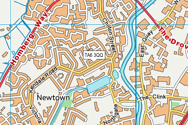 TA6 3QQ map - OS VectorMap District (Ordnance Survey)