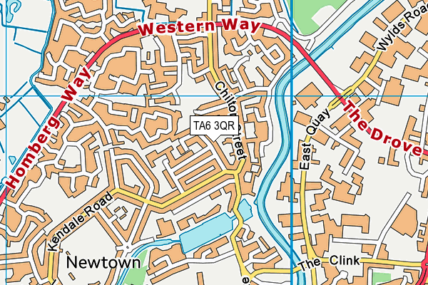 TA6 3QR map - OS VectorMap District (Ordnance Survey)