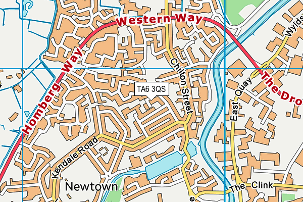 TA6 3QS map - OS VectorMap District (Ordnance Survey)