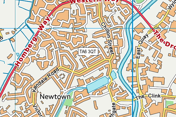 TA6 3QT map - OS VectorMap District (Ordnance Survey)