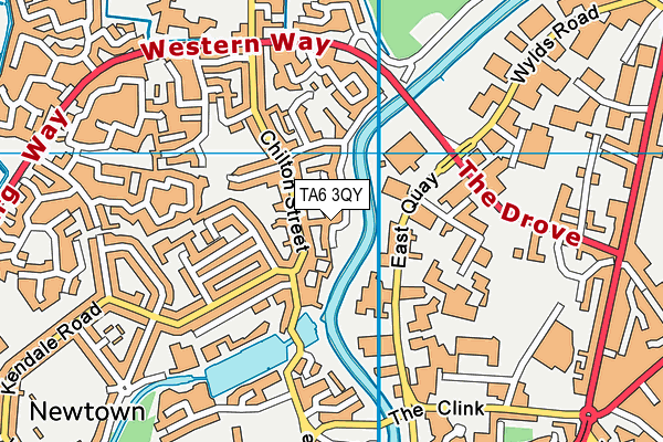 TA6 3QY map - OS VectorMap District (Ordnance Survey)