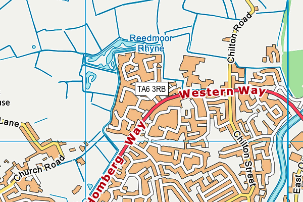 TA6 3RB map - OS VectorMap District (Ordnance Survey)
