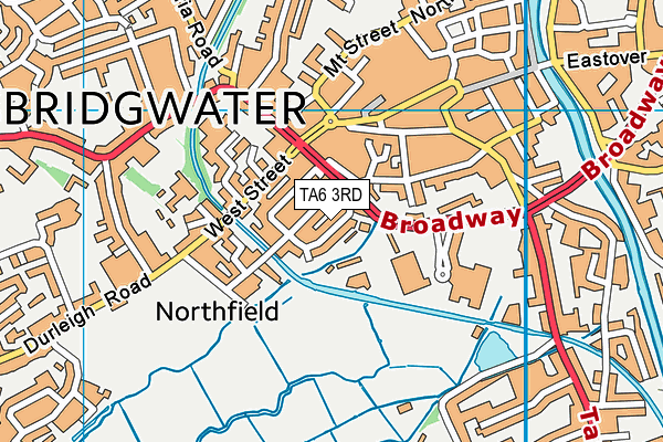 TA6 3RD map - OS VectorMap District (Ordnance Survey)