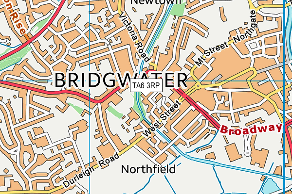 TA6 3RP map - OS VectorMap District (Ordnance Survey)