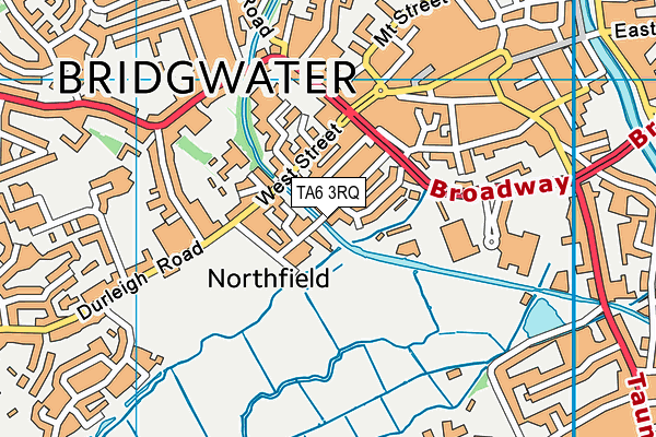 TA6 3RQ map - OS VectorMap District (Ordnance Survey)