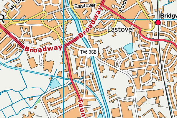 TA6 3SB map - OS VectorMap District (Ordnance Survey)