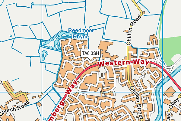TA6 3SH map - OS VectorMap District (Ordnance Survey)