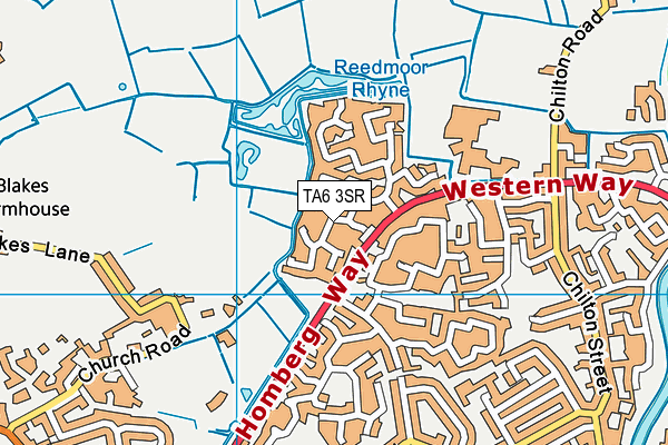 TA6 3SR map - OS VectorMap District (Ordnance Survey)