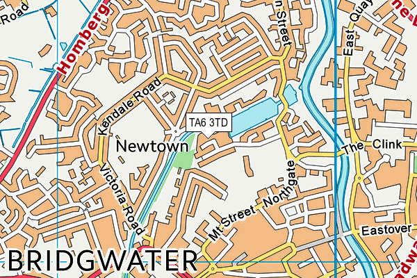 TA6 3TD map - OS VectorMap District (Ordnance Survey)