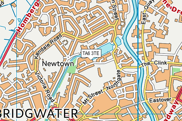 TA6 3TE map - OS VectorMap District (Ordnance Survey)