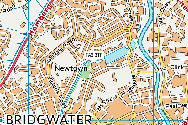 TA6 3TF map - OS VectorMap District (Ordnance Survey)