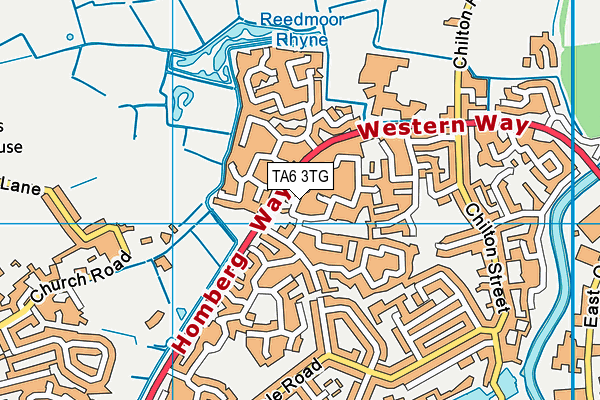 TA6 3TG map - OS VectorMap District (Ordnance Survey)