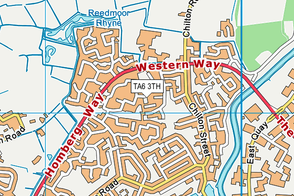 TA6 3TH map - OS VectorMap District (Ordnance Survey)