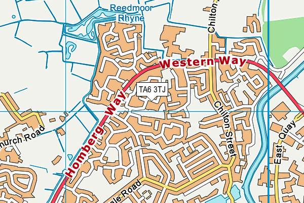 TA6 3TJ map - OS VectorMap District (Ordnance Survey)
