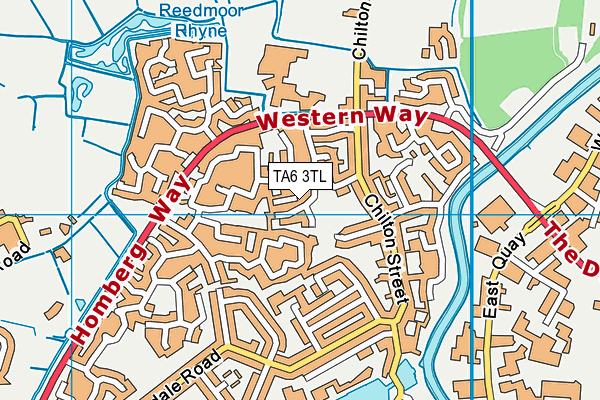 TA6 3TL map - OS VectorMap District (Ordnance Survey)