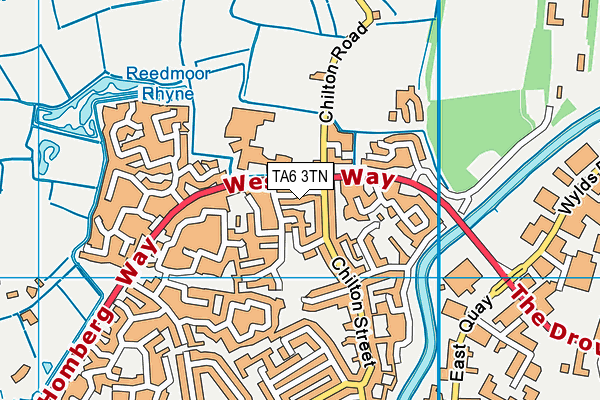 TA6 3TN map - OS VectorMap District (Ordnance Survey)