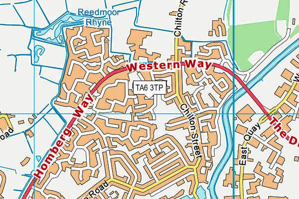 TA6 3TP map - OS VectorMap District (Ordnance Survey)