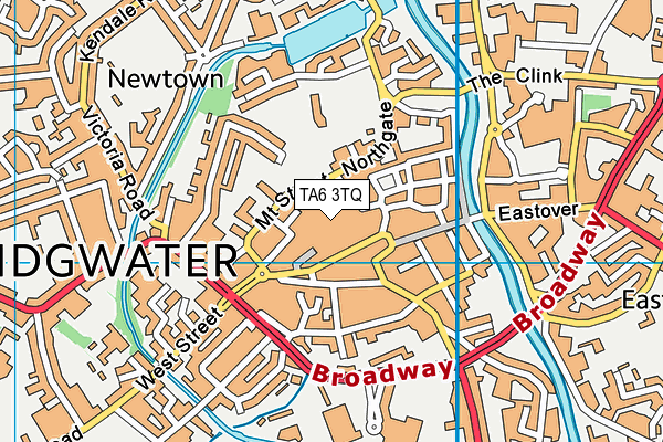 TA6 3TQ map - OS VectorMap District (Ordnance Survey)