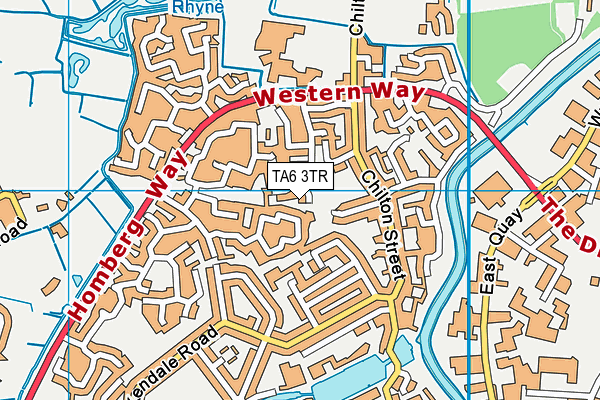 TA6 3TR map - OS VectorMap District (Ordnance Survey)