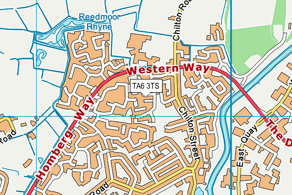 TA6 3TS map - OS VectorMap District (Ordnance Survey)