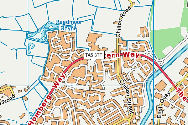 TA6 3TT map - OS VectorMap District (Ordnance Survey)