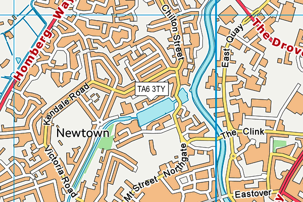 TA6 3TY map - OS VectorMap District (Ordnance Survey)