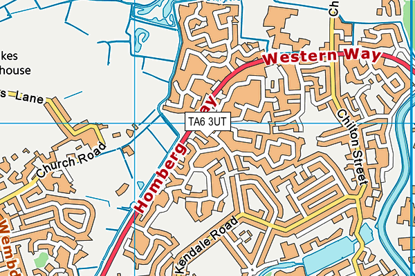 TA6 3UT map - OS VectorMap District (Ordnance Survey)