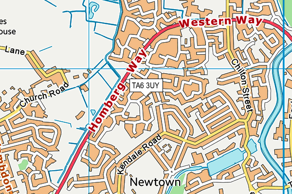 TA6 3UY map - OS VectorMap District (Ordnance Survey)