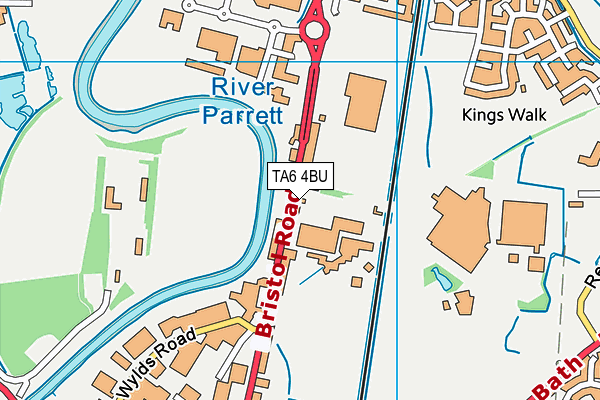 TA6 4BU map - OS VectorMap District (Ordnance Survey)