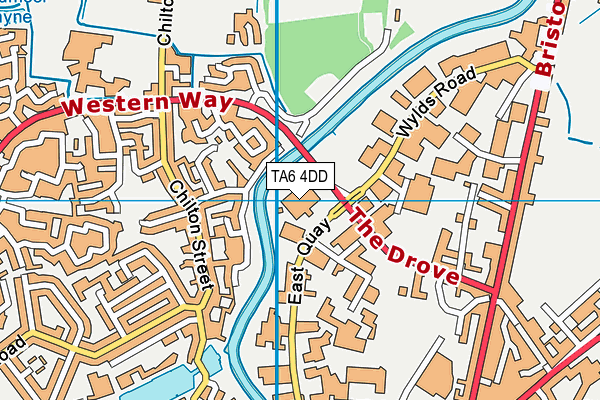 TA6 4DD map - OS VectorMap District (Ordnance Survey)